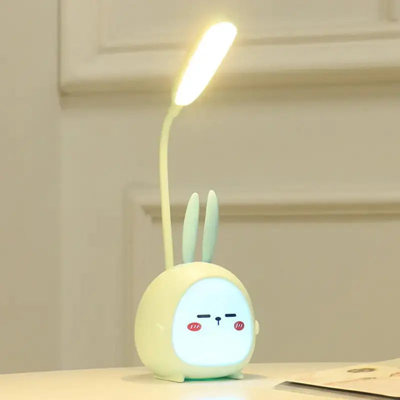 Portable Foldable LED Desk Lamp - Cute Cartoon Design